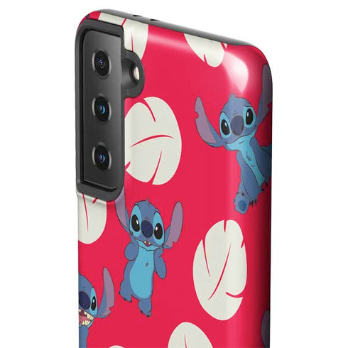 Disney Lilo and Stitch Character Pattern Galaxy S21 Plus 5G Pro Case