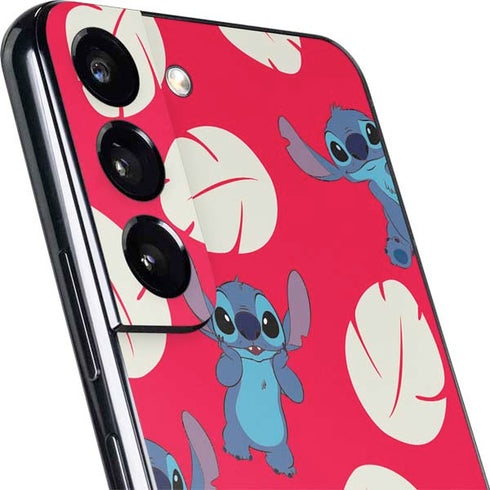 Disney Lilo and Stitch Character Pattern Galaxy S22 Plus Skin