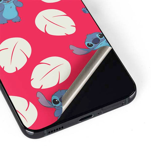 Disney Lilo and Stitch Character Pattern Galaxy S22 Plus Skin