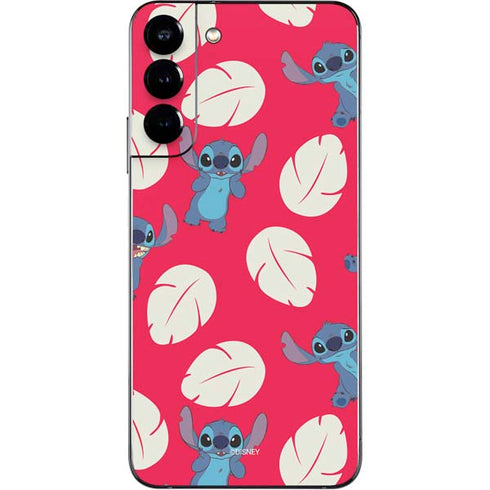 Disney Lilo and Stitch Character Pattern Galaxy S22 Plus Skin