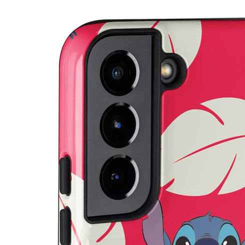 Disney Lilo and Stitch Character Pattern Galaxy S22 Pro Case