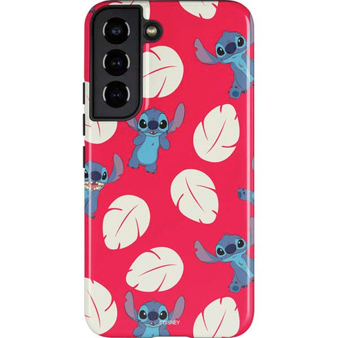 Disney Lilo and Stitch Character Pattern Galaxy S22 Pro Case