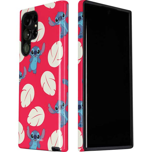 Disney Lilo and Stitch Character Pattern Galaxy S22 Ultra Pro Case
