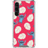 Disney Lilo and Stitch Character Pattern Galaxy S23 Plus Clear Case