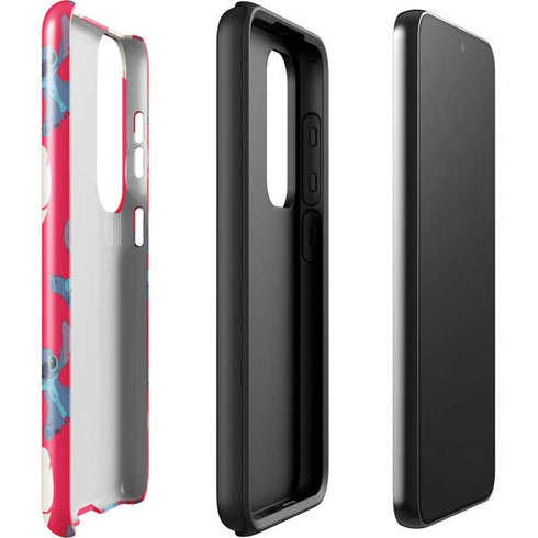 Disney Lilo and Stitch Character Pattern Galaxy S23 Plus Pro Case