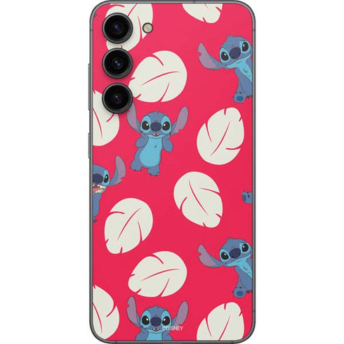 Disney Lilo and Stitch Character Pattern Galaxy S23 Plus Skin