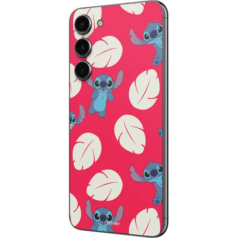 Disney Lilo and Stitch Character Pattern Galaxy S23 Plus Skin