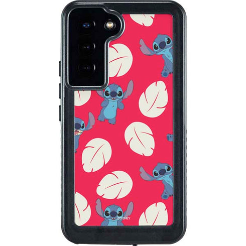 Disney Lilo and Stitch Character Pattern Galaxy S23 Plus Waterproof Case
