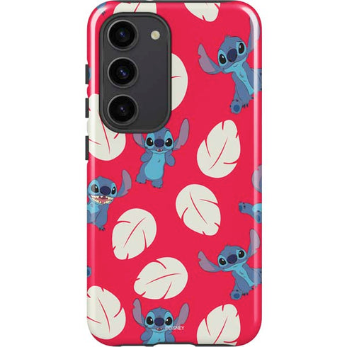 Disney Lilo and Stitch Character Pattern Galaxy S23 Pro Case