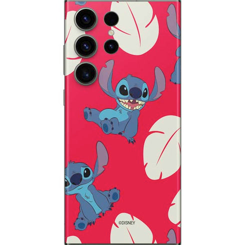 Disney Lilo and Stitch Character Pattern Galaxy S23 Ultra Skin
