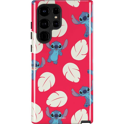 Disney Lilo and Stitch Character Pattern Galaxy S24 Ultra Impact Case