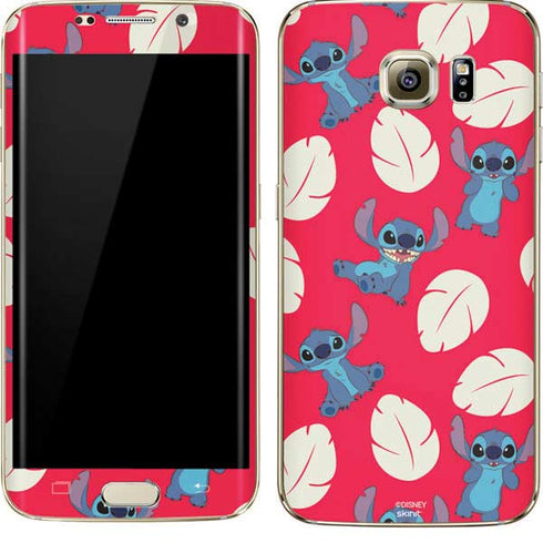 Disney Lilo and Stitch Character Pattern Galaxy S7 Edge Skin