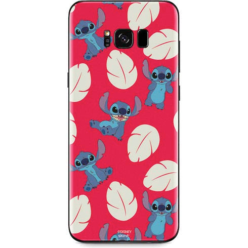Disney Lilo and Stitch Character Pattern Galaxy S8 Plus Skin