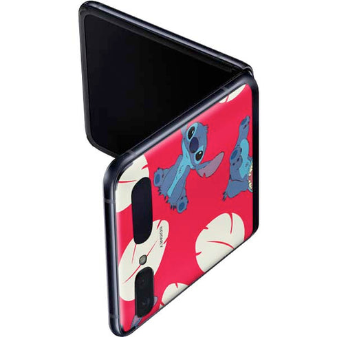 Disney Lilo and Stitch Character Pattern Galaxy Z Flip Skin
