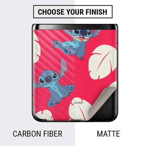 Disney Lilo and Stitch Character Pattern Galaxy Z Flip Skin