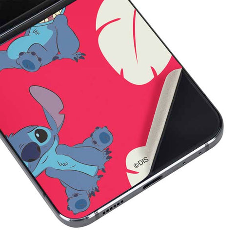Disney Lilo and Stitch Character Pattern Galaxy Z Flip5 5G Skin