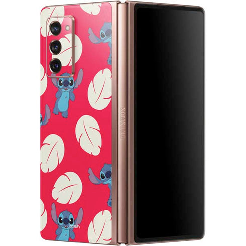 Disney Lilo and Stitch Character Pattern Galaxy Z Fold2 5G Skin