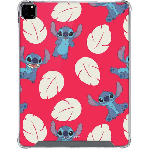 Disney Lilo and Stitch Character Pattern iPad Pro 12.9in (2020) Clear Case