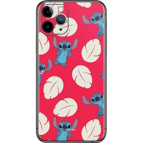 Disney Lilo and Stitch Character Pattern iPhone 11 Pro Skin