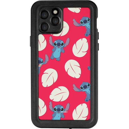 Disney Lilo and Stitch Character Pattern iPhone 11 Pro Waterproof Case
