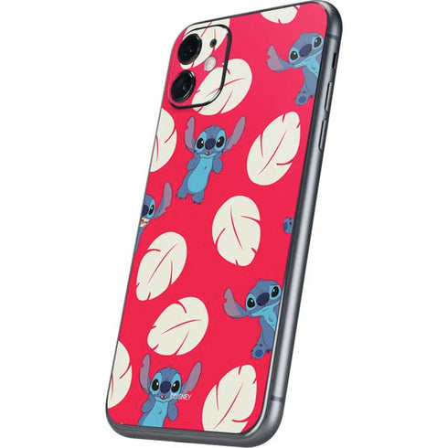 Disney Lilo and Stitch Character Pattern iPhone 11 Skin