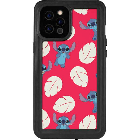 Disney Lilo and Stitch Character Pattern iPhone 12 Pro Max Waterproof Case