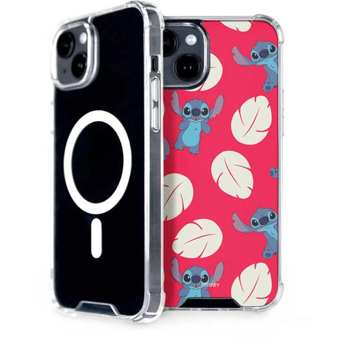 Disney Lilo and Stitch Character Pattern iPhone 13 MagSafe Case