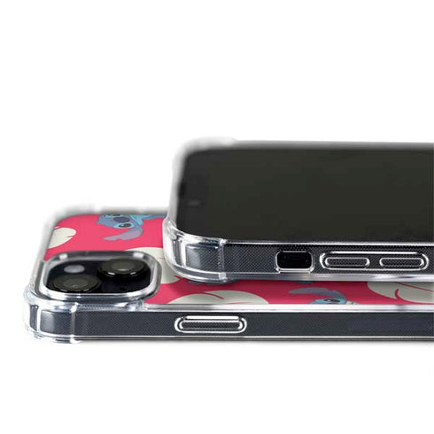 Disney Lilo and Stitch Character Pattern iPhone 14 Plus MagSafe Case