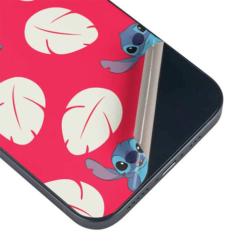 Disney Lilo and Stitch Character Pattern iPhone 14 Plus Skin
