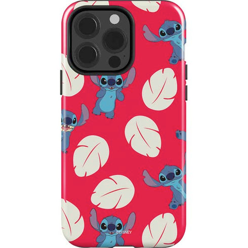 Disney Lilo and Stitch Character Pattern iPhone 15 Pro Impact Case