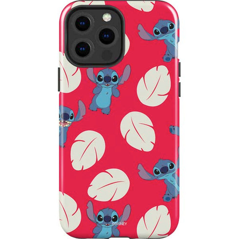 Disney Lilo and Stitch Character Pattern iPhone 15 Pro Max Impact Case