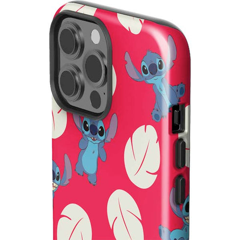Disney Lilo and Stitch Character Pattern iPhone 15 Pro Max Impact Case