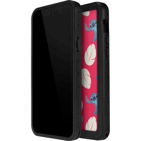 Disney Lilo and Stitch Character Pattern iPhone 14 Pro Max Waterproof Case