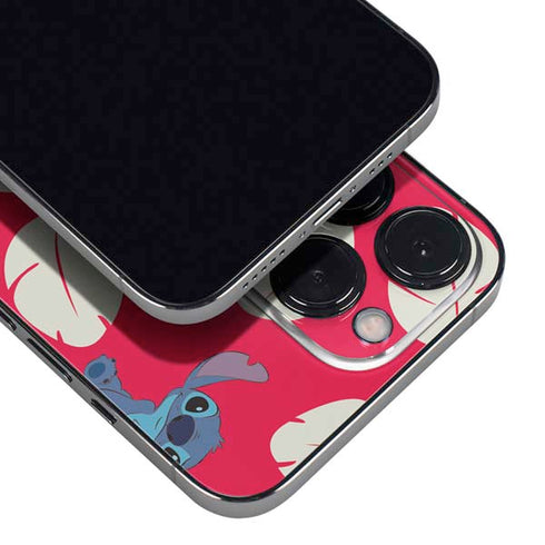 Disney Lilo and Stitch Character Pattern iPhone 14 Pro Skin