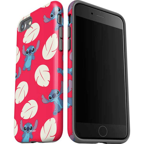 Disney Lilo and Stitch Character Pattern iPhone SE (2nd & 3rd Gen) Pro Case