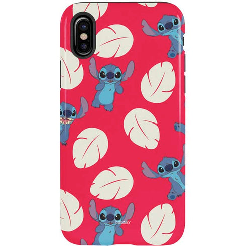 Disney Lilo and Stitch Character Pattern iPhone X Pro Case