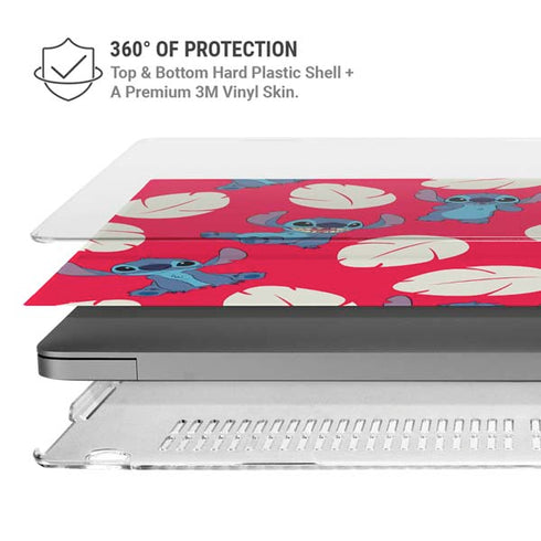 Disney Lilo and Stitch Character Pattern MacBook Pro 16in (2021-25) Case plus Skin