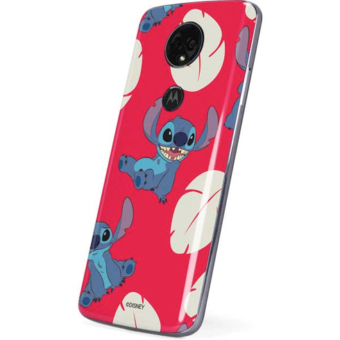 Disney Lilo and Stitch Character Pattern Moto E5 Plus Skin