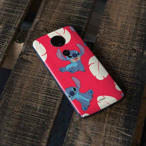 Disney Lilo and Stitch Character Pattern Moto E5 Plus Skin