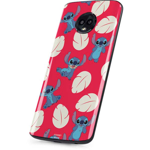Disney Lilo and Stitch Character Pattern Moto G6 Skin