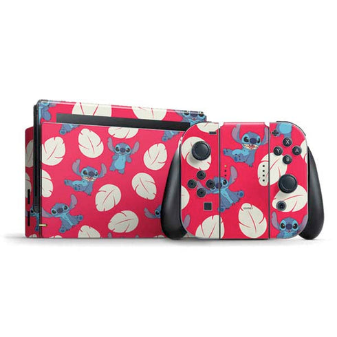 Disney Lilo and Stitch Character Pattern Nintendo Switch Bundle Skin