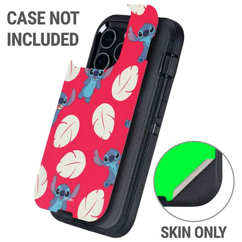 Disney Lilo and Stitch Character Pattern Otterbox Defender iPhone Skin
