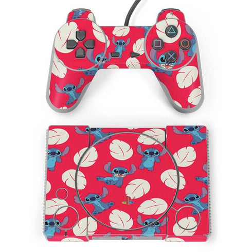 Disney Lilo and Stitch Character Pattern PlayStation Classic Bundle Skin