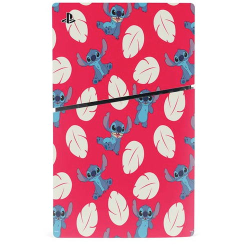 Disney Lilo and Stitch Character Pattern PS5 Slim Disk Console Skin