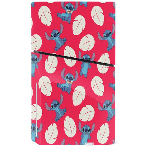 Disney Lilo and Stitch Character Pattern PS5 Slim Disk Console Skin