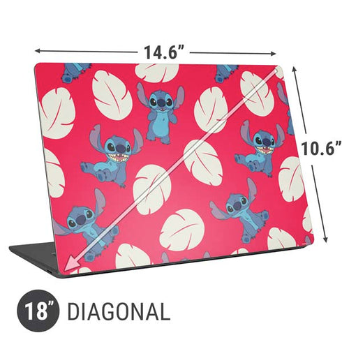 Disney Lilo and Stitch Character Pattern Universal Laptop 18in (14.6 x 10.6in) Skin