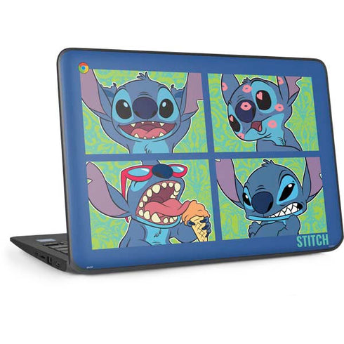 Disney Lilo and Stitch Personalities Moods HP Chromebook Skin