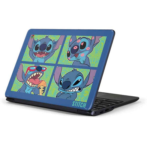 Disney Lilo and Stitch Personalities Moods Samsung Chromebook Skin