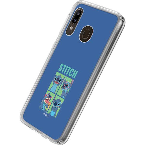 Disney Lilo and Stitch Personalities Moods Galaxy A20 Clear Case