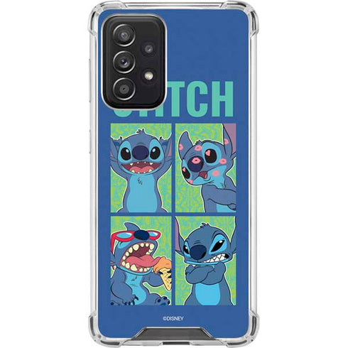 Disney Lilo and Stitch Personalities Moods Galaxy A52 5G Clear Case